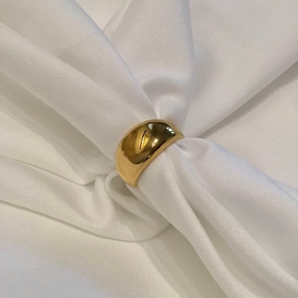 Dome Gold Ring